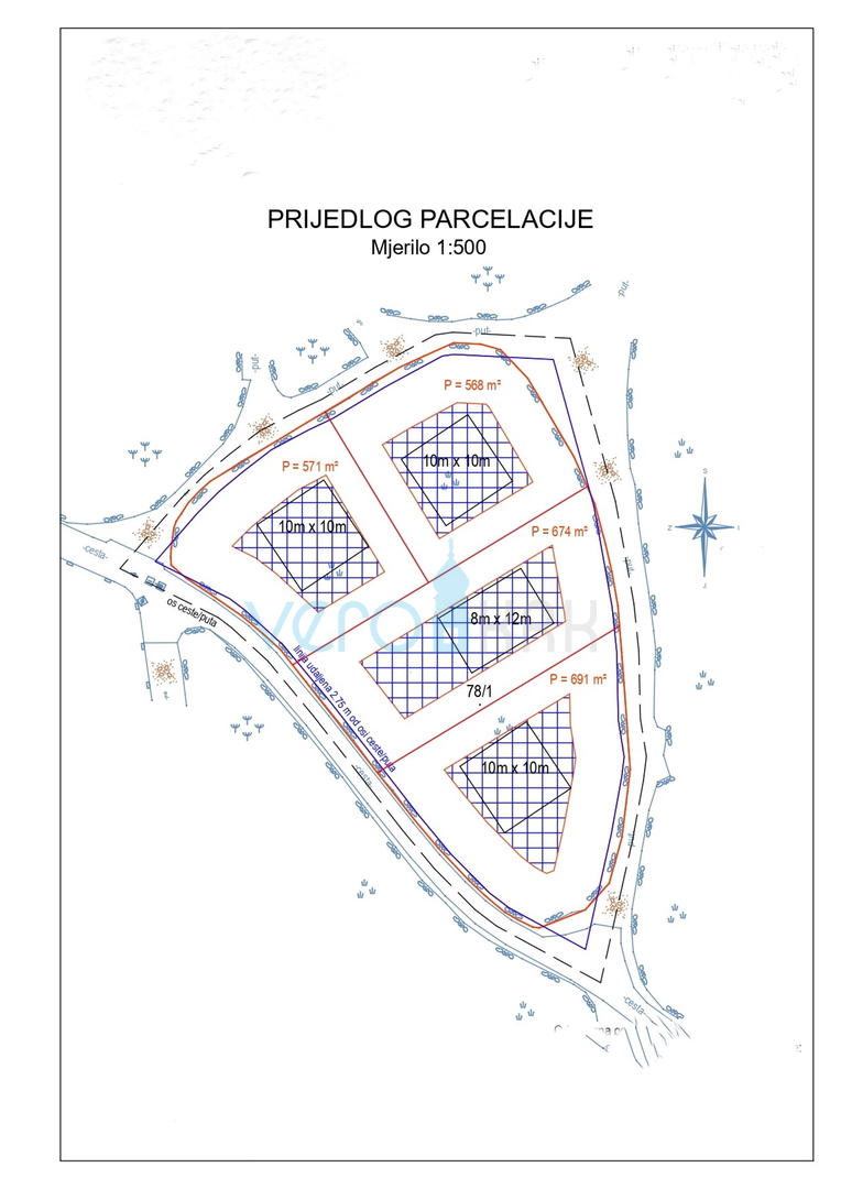 Malinska, šira okolica, otok Krk, atraktivno zemljište na dobroj lokaciji, prodaja